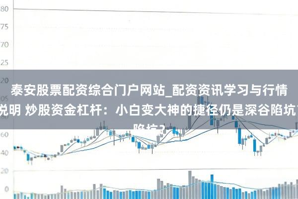 泰安股票配资综合门户网站_配资资讯学习与行情说明 炒股资金杠杆：小白变大神的捷径仍是深谷陷坑？