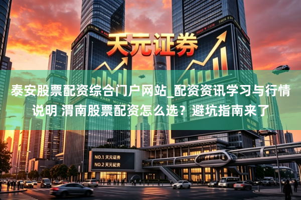 泰安股票配资综合门户网站_配资资讯学习与行情说明 渭南股票配资怎么选？避坑指南来了
