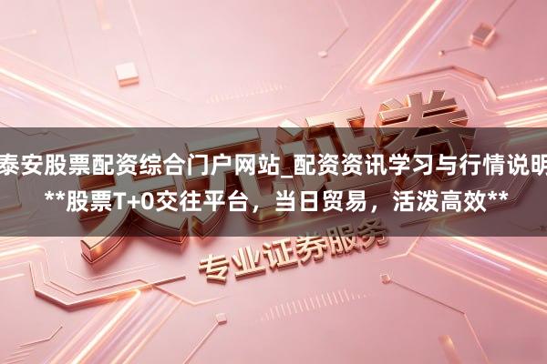 泰安股票配资综合门户网站_配资资讯学习与行情说明 **股票T+0交往平台，当日贸易，活泼高效**